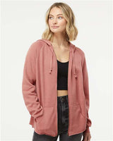 Independent Trading Co. Women's California Wave Wash Full-Zip Hooded Sweatshirt - Independent Trading Co. PRM2500Z
