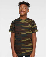 Code Five Youth Camouflage T-Shirt - Code Five 2207 Code Five Green Woodland XS