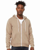 Bella + Canvas 3739 Unisex Sponge Fleece Full-Zip Hoodie Sweatshirt