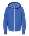 Bella + Canvas 3739Y Youth Sponge Fleece Full-Zip Hoodie Sweatshirt