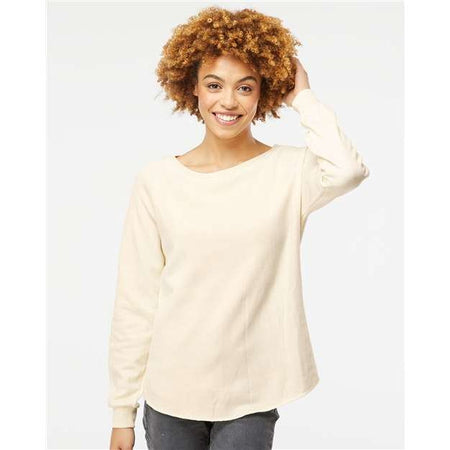 Independent Trading Co. Women's California Wave Wash Crewneck Sweatshirt - Independent Trading Co. PRM2000 Independent Trading Co. Bone XS