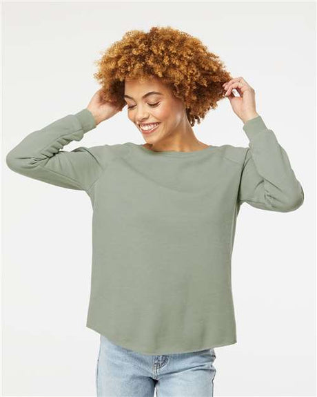 Independent Trading Co. Women's California Wave Wash Crewneck Sweatshirt - Independent Trading Co. PRM2000