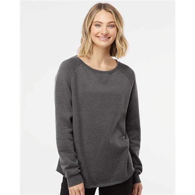 Independent Trading Co. Women's California Wave Wash Crewneck Sweatshirt - Independent Trading Co. PRM2000 Independent Trading Co. Shadow XS