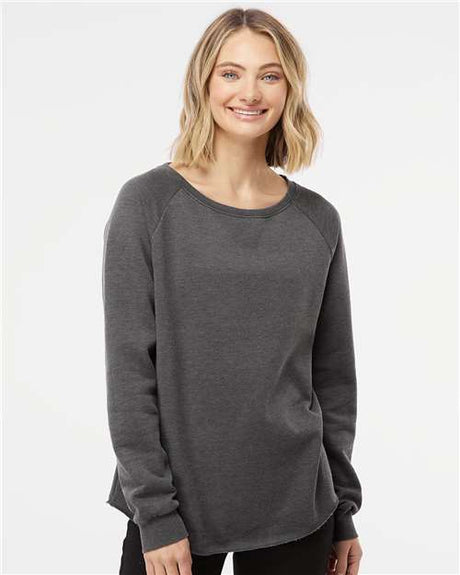 Independent Trading Co. Women's California Wave Wash Crewneck Sweatshirt - Independent Trading Co. PRM2000