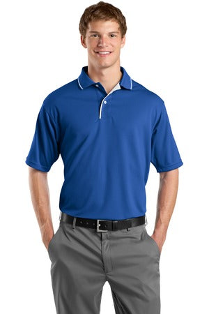 Men's Dri-Mesh Polo with Tipped Collar and Piping