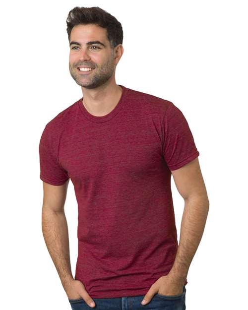 Bayside USA-Made Triblend T-Shirt - Bayside 5710 Bayside Tri Burgundy XS