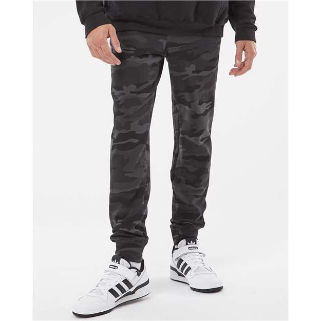 Independent Trading Co. Midweight Fleece Pants - Independent Trading Co. IND20PNT Independent Trading Co. Black Camo XS