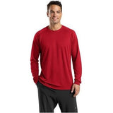 DRIEQUIP Men's Dry Zone Long Sleeve Raglan T-Shirt DRI-EQUIP True Red X-Small