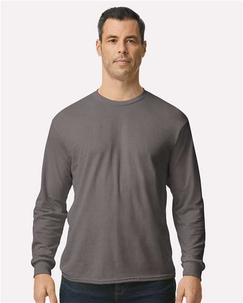 Gildan Heavy Cotton™ Long Sleeve T-Shirt - Charcoal - Gildan 5400 Gildan Charcoal S