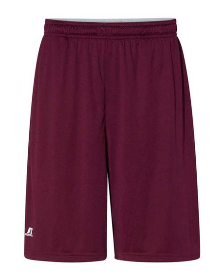 Russell Athletic Men's Dri-Power® Essential 10" Shorts with Pockets - Russell Athletic TS7X2M