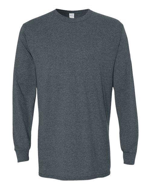 Gildan Heavy Cotton™ Long Sleeve T-Shirt - Dark Heather - Gildan 5400 Gildan Dark Heather S