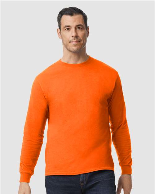 Gildan Heavy Cotton™ Long Sleeve T-Shirt - Orange - Gildan 5400 Gildan Orange S