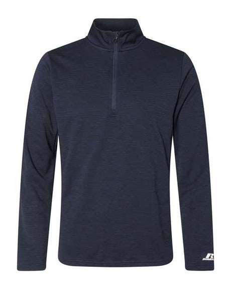 Russell Athletic Men's Striated Quarter-Zip Pullover - Russell Athletic QZ7EAM