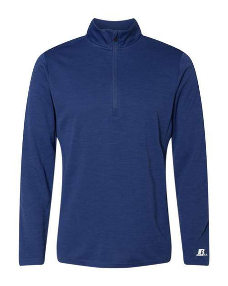 Russell Athletic Men's Striated Quarter-Zip Pullover - Russell Athletic QZ7EAM