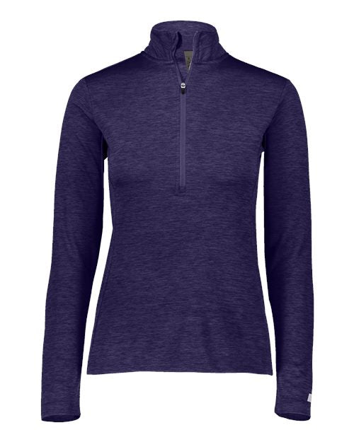 Russell Athletic Women's Striated Quarter-Zip Pullover - Russell Athletic QZ7EAX