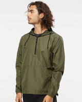 Independent Trading Co. EXP54LWP Unisex Lightweight Quarter-Zip Windbreaker Pullover Jacket | Wholesale Windbreaker