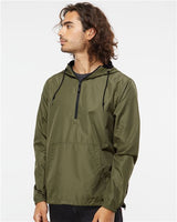 Independent Trading Co. EXP54LWP Unisex Lightweight Quarter-Zip Windbreaker Pullover Jacket | Wholesale Windbreaker