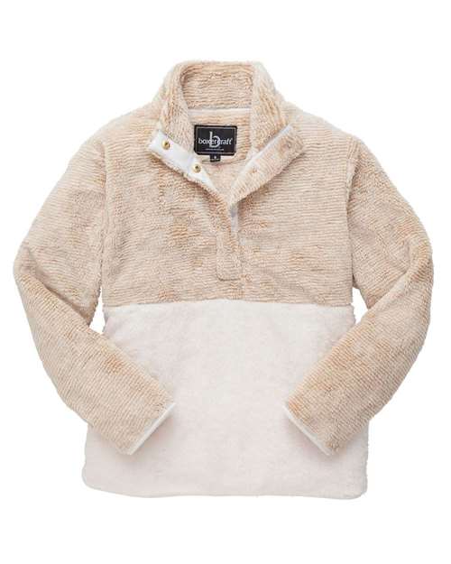 Boxercraft Unisex Fuzzy Half-Snap Fleece Pullover - Boxercraft FZ01