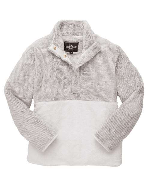 Boxercraft Unisex Fuzzy Half-Snap Fleece Pullover - Boxercraft FZ01