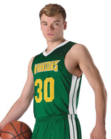Alleson Athletic Men's Single Ply Basketball Jersey - Alleson Athletic 538J