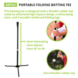 Champion Sports PRO PORTABLE FOLDING BATTING TEE