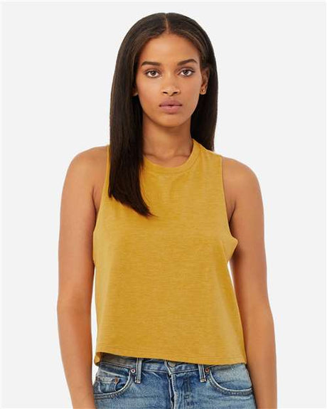 BELLA + CANVAS Women's Racerback Crop Tank - BELLA + CANVAS 6682
