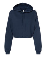Bella + Canvas 7502 Women's Crop Fleece Hoodie Sweatshirt