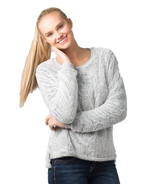 Boxercraft Women's Fuzzy Crewneck Fleece - Boxercraft FZ03
