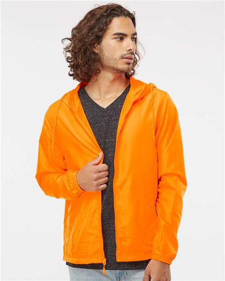 Independent Trading Co. EXP54LWZ Men's Lightweight Windbreaker Full-Zip Jacket | Wholesale Windbreaker