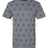 Code Five Star Print Tee - Code Five 3929 Code Five Granite Heather Star S