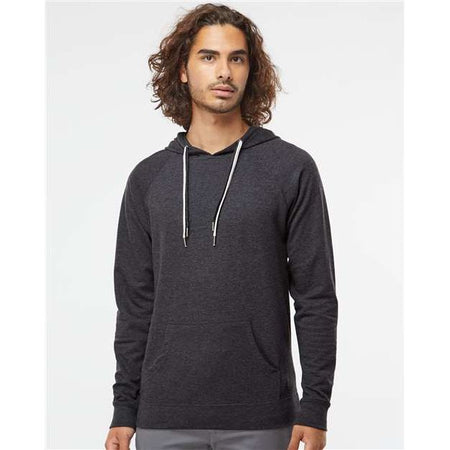 Independent Trading Co. Icon Lightweight Loopback Terry Hooded Sweatshirt - Independent Trading Co. SS1000 Independent Trading Co. Charcoal Heather XS