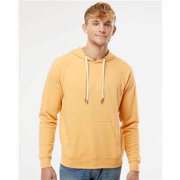 Independent Trading Co. Icon Lightweight Loopback Terry Hooded Sweatshirt - Independent Trading Co. SS1000 Independent Trading Co. Harvest Gold XS