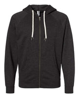 Independent Trading Co. SS1000Z Unisex Icon Lightweight Loopback Terry Full-Zip Hooded Sweatshirt | Wholesale Zip Hoodie