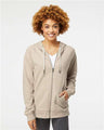 Independent Trading Co. SS1000Z Unisex Icon Lightweight Loopback Terry Full-Zip Hooded Sweatshirt | Wholesale Zip Hoodie