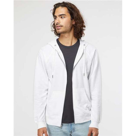 Independent Trading Co. Icon Lightweight Loopback Terry Full-Zip Hooded Sweatshirt - Independent Trading Co. SS1000Z Independent Trading Co.