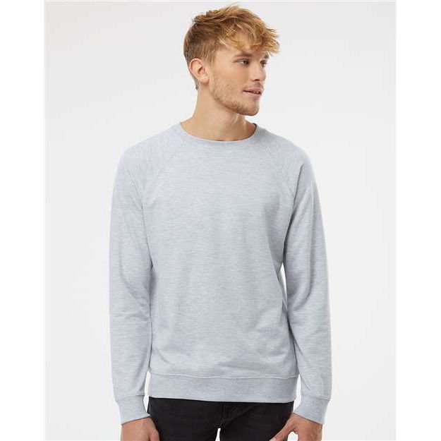 Independent Trading Co. Icon Lightweight Loopback Terry Crewneck Sweatshirt - Independent Trading Co. SS1000C Independent Trading Co. Athletic Heather XS