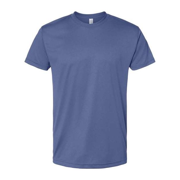 Bayside Unisex USA-Made Performance T-Shirt - Bayside 5300 Bayside Cationic Royal S