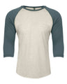 Next Level Unisex CVC Three-Quarter Sleeve Raglan T-Shirt - Next Level 6251