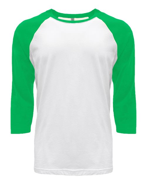 Next Level Unisex CVC Three-Quarter Sleeve Raglan T-Shirt - Next Level 6251