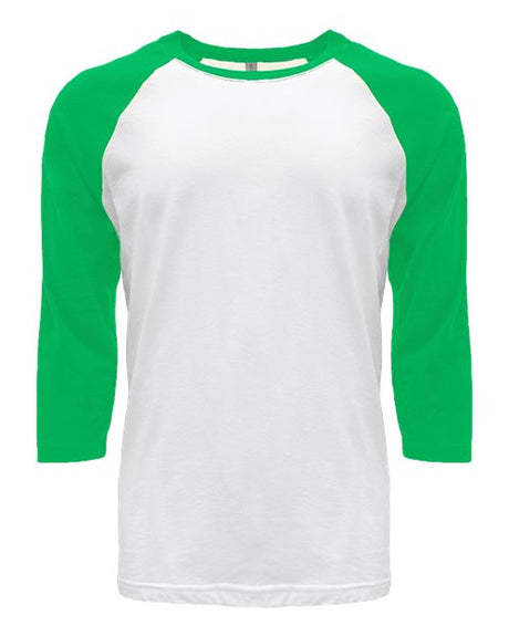 Next Level Unisex CVC Three-Quarter Sleeve Raglan T-Shirt - Next Level 6251