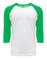 Next Level Unisex CVC Three-Quarter Sleeve Raglan T-Shirt - Next Level 6251
