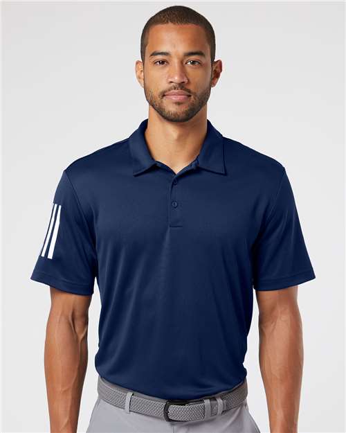 Adidas Men's Floating 3-Stripes Polo - Adidas A480