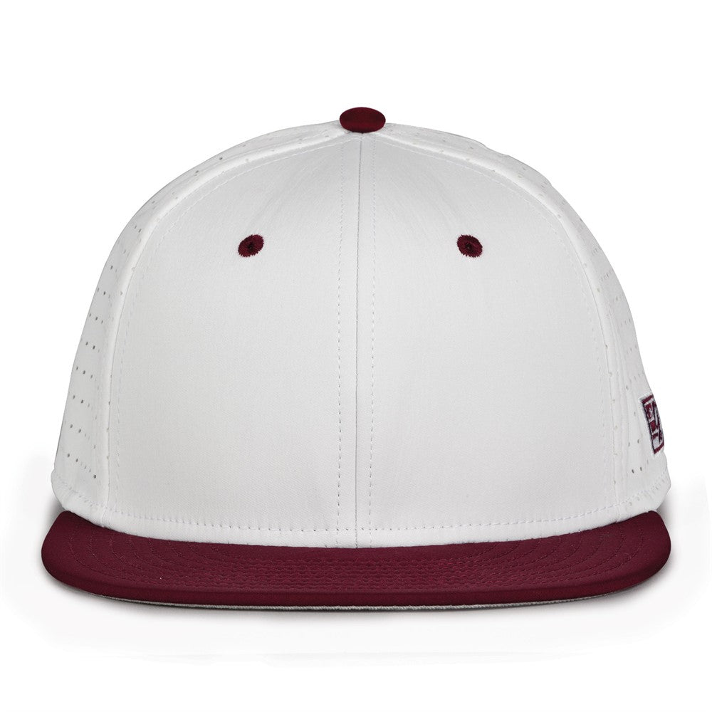 The Game GB998 Perforated GameChanger Baseball Hat | Wholesale Pro Shape Flat Bill Caps