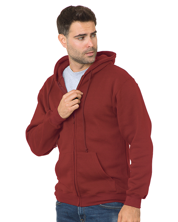 Bayside Unisex USA-Made Full-Zip Hooded Sweatshirt - Bayside 900