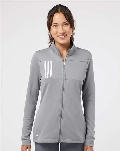 Adidas Women's 3-Stripes Double Knit Full-Zip Jacket - Adidas A483