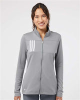 Adidas Women's 3-Stripes Double Knit Full-Zip Jacket - Adidas A483