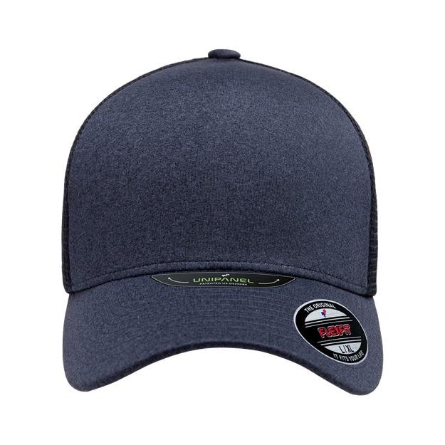 Flexfit Unipanel™ Trucker Cap - Flexfit 5511UP Flexfit Melange Navy S/M