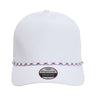 Imperial The Wrightson Cap - Imperial 5054 Imperial White/ Light Blue-Red Adjustable