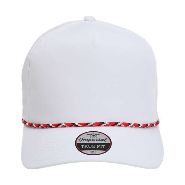 Imperial The Wrightson Cap - Imperial 5054 Imperial White/ Red-Black Adjustable