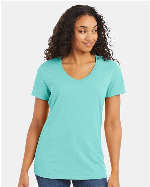 ComfortWash by Hanes Garment-Dyed Women's V-Neck T-Shirt - ComfortWash by Hanes GDH125 ComfortWash by Hanes Mint S